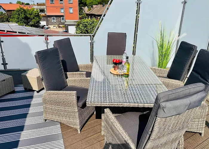 公寓 Bachlauf Mit Grosser Terrasse Von Harztraveler 巴特哈尔茨堡